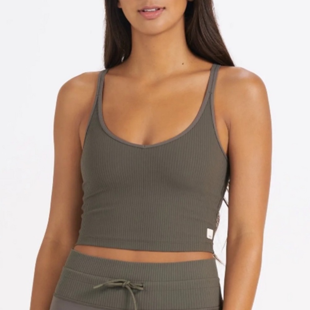 Vouri Rib Crop Top Built in Bra